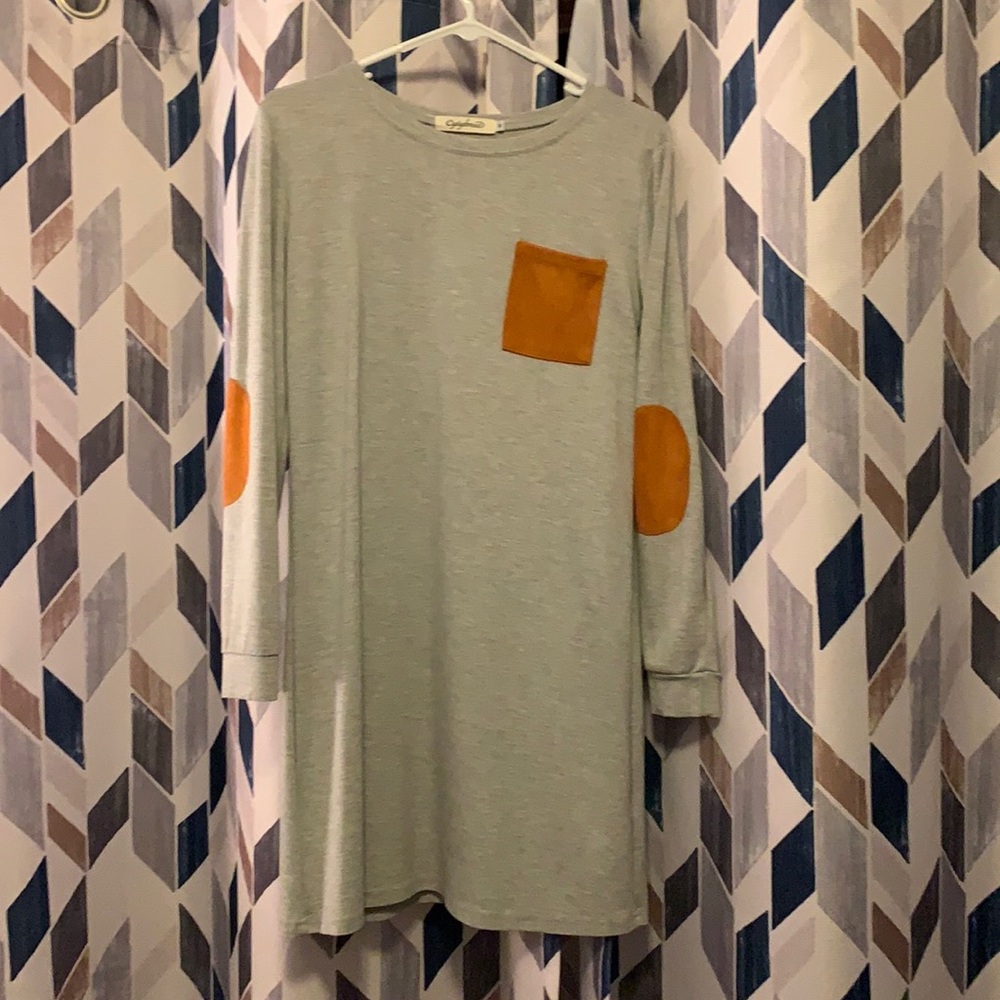 Long sleeve, with elbow pads dress!